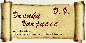 Drenka Varjačić vizit kartica